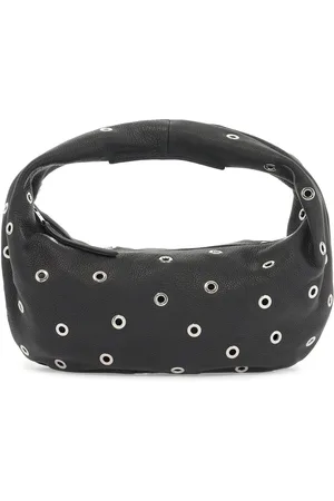 Khaite Olivia Black Leather Bag