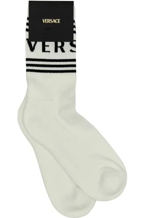 VERSACE Cotton Socks With Logo