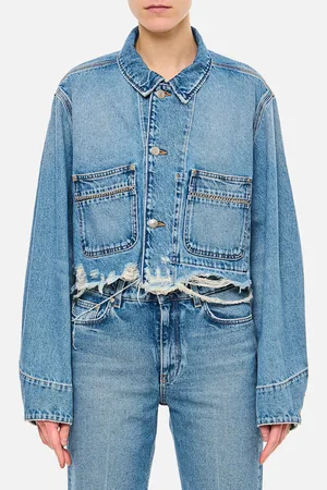 Stella McCartney Denim Jacket With Pocket Decoration