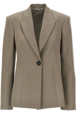 The Attico Single-breasted Wool Blazer