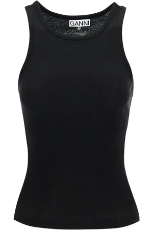 Ganni Ribbed Tank Top