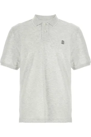 Brunello Cucinelli Logo Piqué Polo Shirt