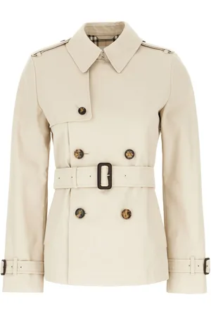 Burberry Sand Polyester Blend Trench