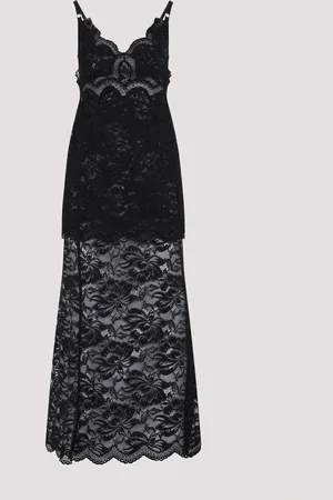Paco rabanne Lace Detailed Sleeveless Maxi Dress