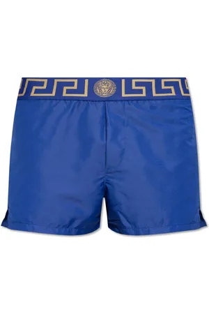 VERSACE Greca Border Elasticated Waistband Swim Shorts