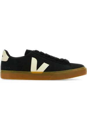 Veja Black Suede Campo Sneakers