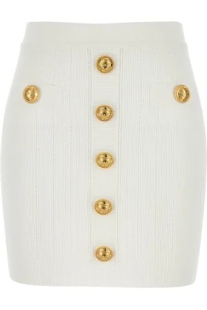 Balmain Mini Skirt In Viscose Blend