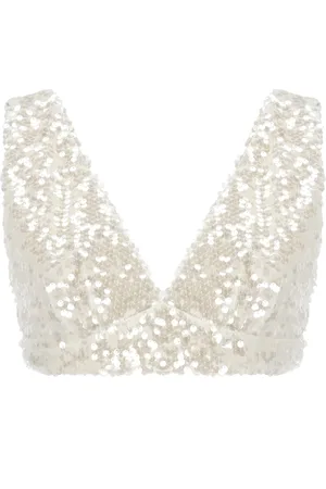Serafini Top With Paillettes