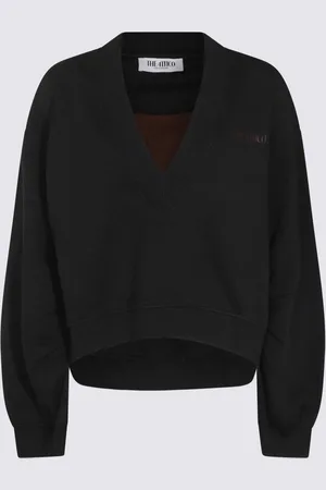 The Attico Dark Grey Cotton Sweatshirt
