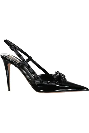 VALENTINO GARAVANI Garavani Rockstud Leather Slingback Pumps