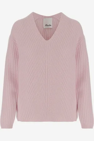 Allude Ribbed Cashmere Pullover