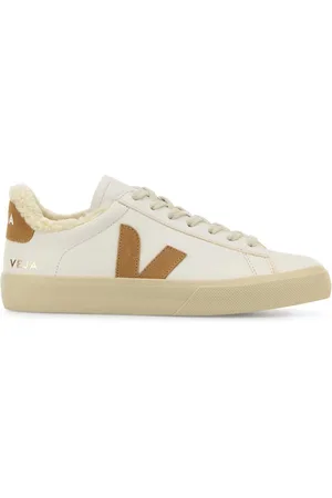 Veja White Leather Campo Winter Sneakers