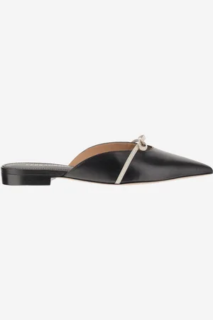 Salvatore Ferragamo Leather Mules With Bow