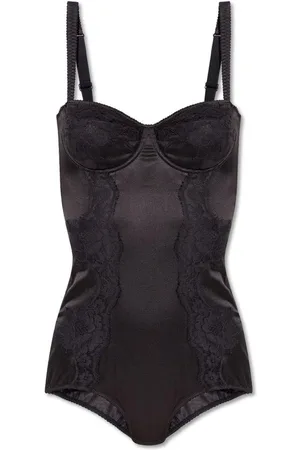 Dolce & Gabbana Lace Detailed Balconette-bra Bodysuit