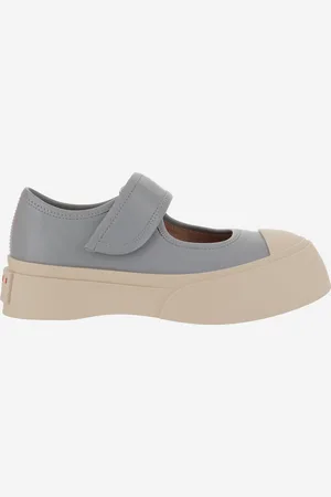 Marni Leather Mary Jane Sneakers