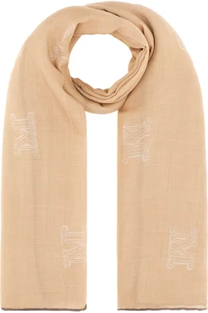 Max Mara Cappuccino Wool Blend Scarf