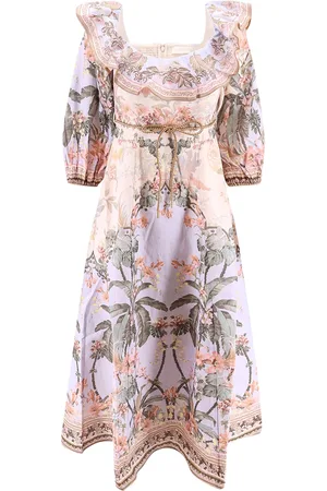 ZIMMERMANN Wylie Off-shoulder Dress