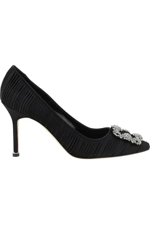 Manolo Blahnik Satin Hangisi Pumps