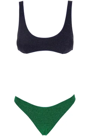 Oseree Lumiere Sporty Bi-color Bikini Set In Tech Fabric Woman