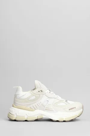 Axel Arigato Sphere Runner Sneakers In Grey Leather And Fabric