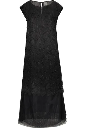 LORENA ANTONIAZZI Long Dress With Transparency And Lace