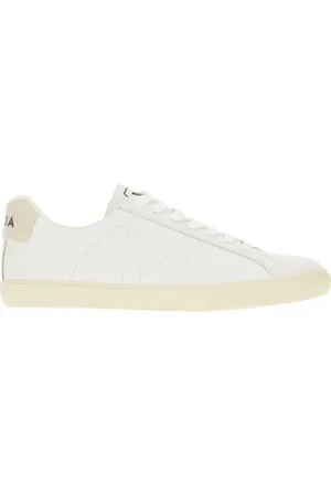 Veja White Leather Esplar Sneakers
