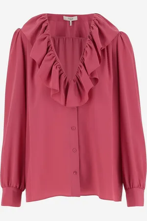 Chloé Silk Ruffled Shirt