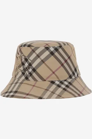 Burberry Bucket Hat With Check Pattern