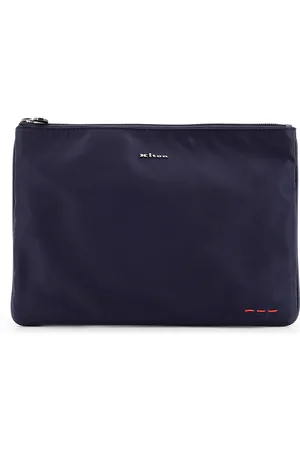 Kiton Nylon Clutch With Metal Logo