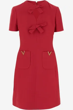 VALENTINO Short Dress In Crepe Couture