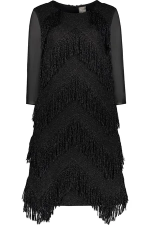 LORENA ANTONIAZZI Dress With Fringes