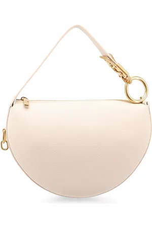 Burberry Knight Cream Leather Bag