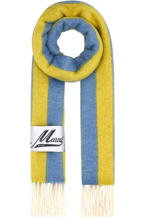 Marni Embroidered Wool Blend Scarf