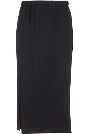 FORTE FORTE Forte_Forte Stretch Cady Midi Skirt