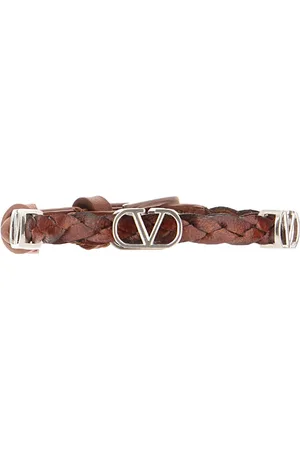VALENTINO GARAVANI Brown Leather Bracelet