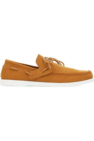 Marni Camel Suede Lace-up Shoes