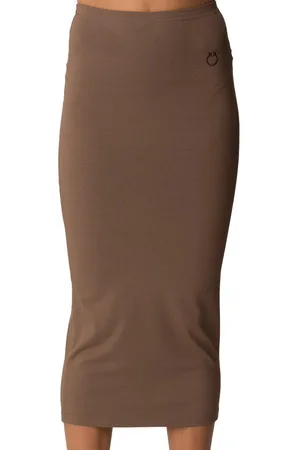 Pinko High-waisted Pencil Midi Skirt