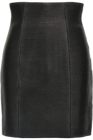 Balmain Hw Rolled Skirt