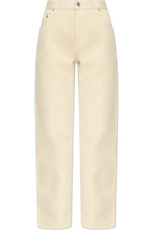 Burberry Logo Patch Straight-leg Trousers