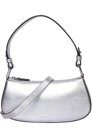 Coccinelle Logo Stamp Zipped Shoulder Bag