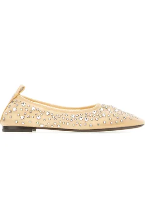 Tory Burch Embellished Fabric Ballerinas