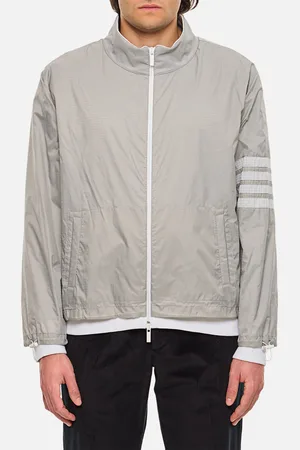 Thom Browne Funnel Neck Jacket W/ 4 Bar
