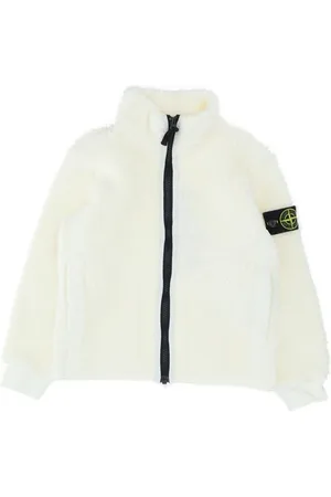 Stone Island Compass-patch Sherpa Zipped Jacket