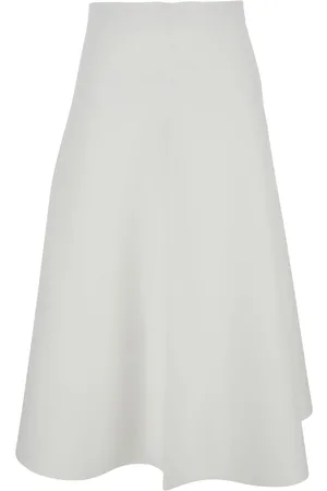 THEORY Mid-waist Flared Skirt In Viscose Blend Woman