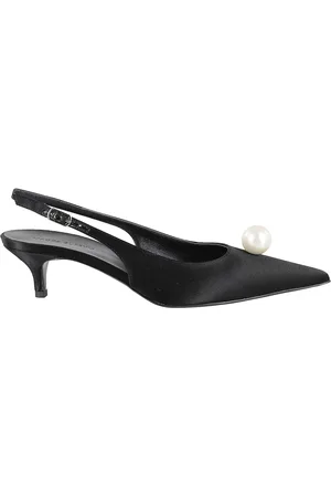 MAGDA BUTRYM Slingback Kitten Heels Pearl