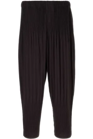 Issey Miyake Aubergine Polyester Pant
