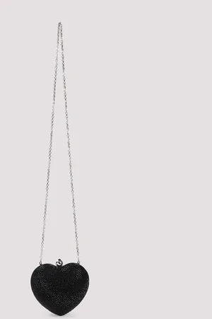 Mach & Mach Crystal Heart Hotfix Small Clutch