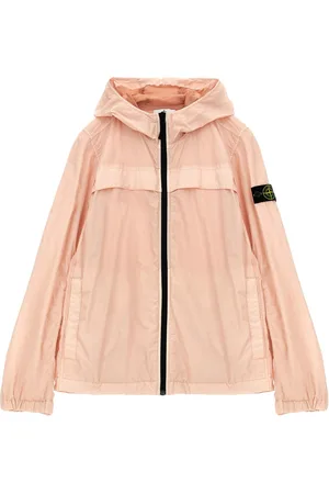 Stone Island Logo Badge Hooded Jacket