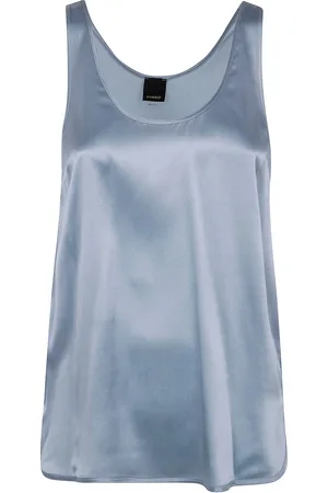 Pinko Crazy Satin Silk Tank Top