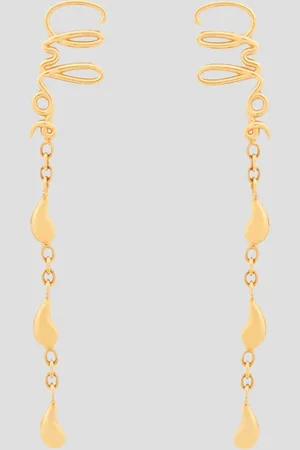 Chloé Gold Tone Brass Earrings